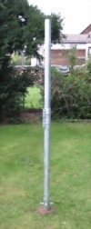 Ground mounting solar pole