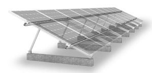 Flat Surface Solar Mounting System